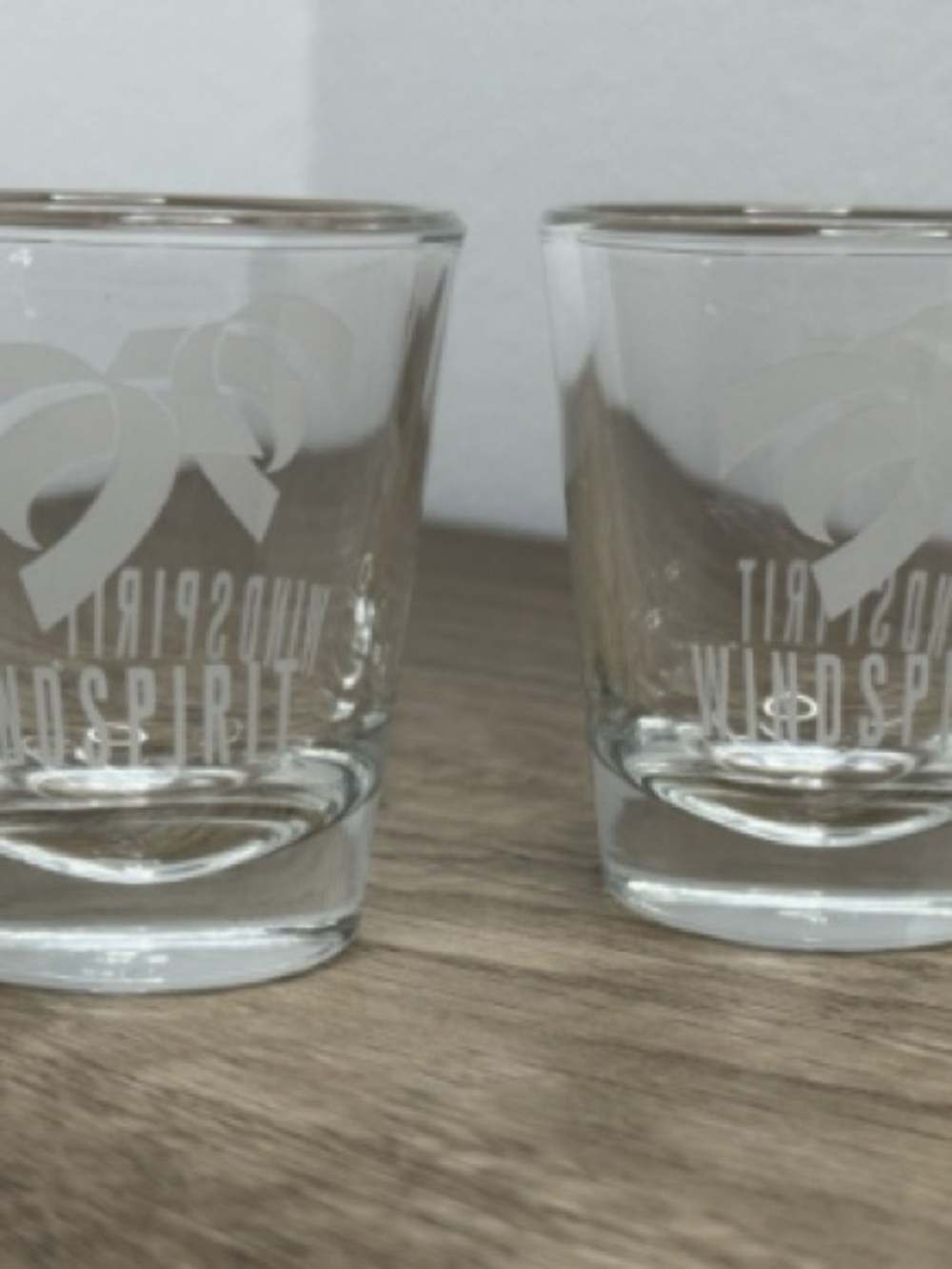 Wild Spirit Clear Shot Glasses - Set of 2